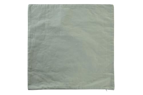 Coussin floral vert en coton 50x50 pour décoration salon - 4