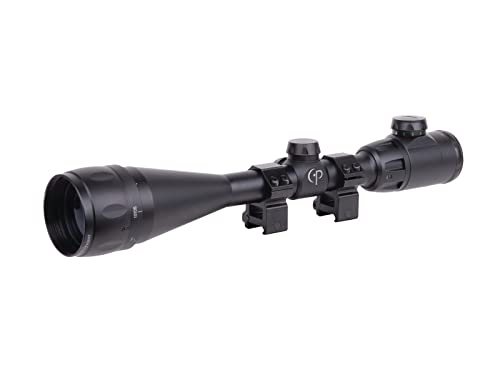 CenterPoint Optics LR620AORG2 Red/Green 6-20x50mm Illuminated Adjustable Objective Riflescope