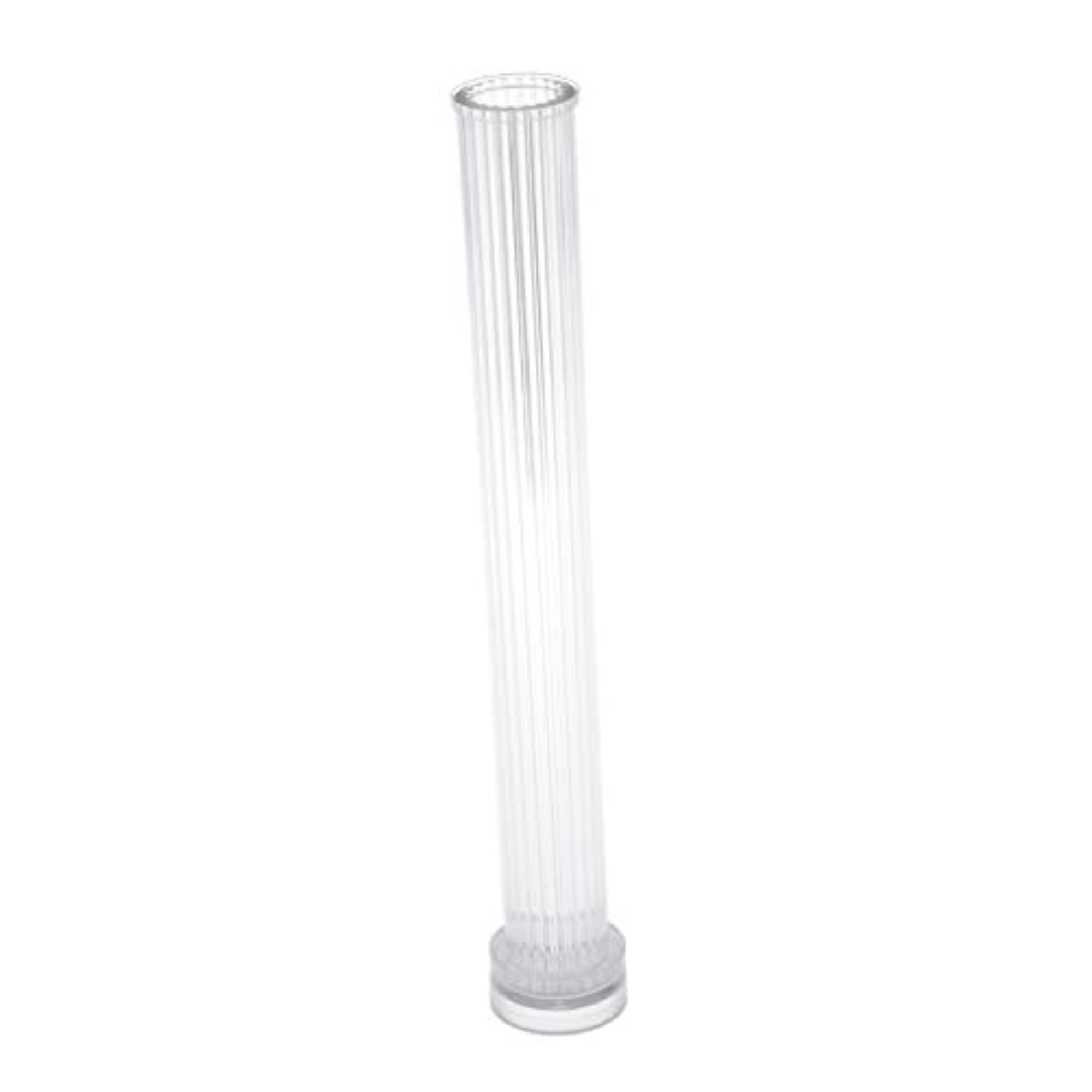 3X Pillar Shaped Clear Candle Mold for Craft Making