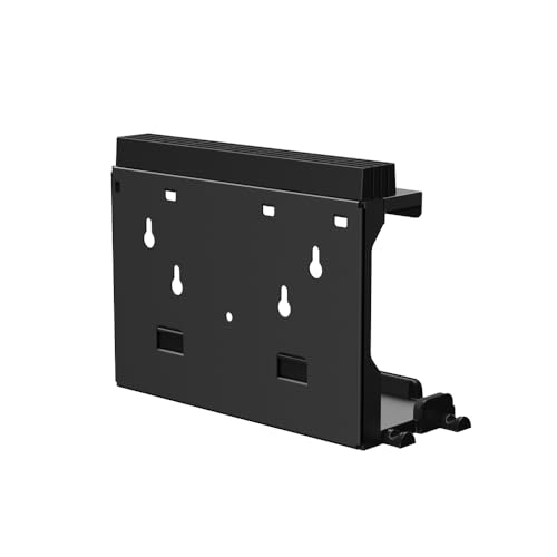 Image of New World Wall Mount Bracket Holder for Nin-tendo Switch and Switch OLED with Card Holders and 4 Joy Con Hooks, Organize Switch Console Behind TV,