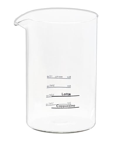 Glass Frothing Cup for Keurig SimpleCafé 8 oz
