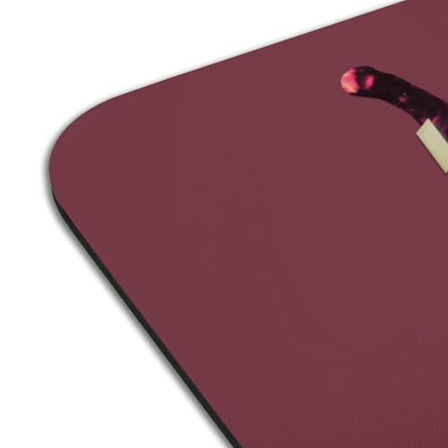 Dessous de table grand format parodie animale espace rouge x4