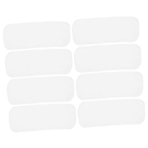 ifundom Soft Absorbent Newborn Diaper Liners 8pcs Washable White Liners for Reusable Baby Cloth Diapers