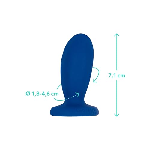 Amorelie Joy - Anale Plug Fly | Vibrazione Impermeabile Ricaricabile In Silicone & Abs | Blu - 7