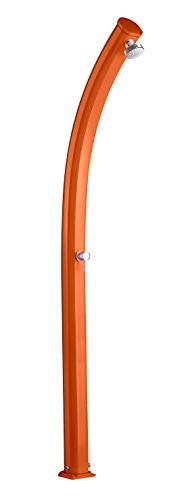 Ducha A Calefacción Solar Arkema A500/2009 Jolly Naranja Ducha Solar Dal Diseño Curvo Totalmente De Aluminio Tratamiento Anticorrosión