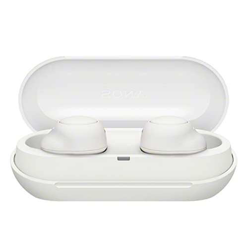 Image of Sony WF-C500 Bluetooth Earbuds with Mic, TWS, Up to 20Hrs Battery-White