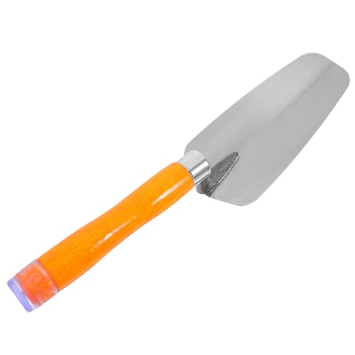 DECOMELODY Llana de Enyesar de Acero Inoxidable con Mango Ergonómico Tamaño Mediano Herramienta Manual para Enlucido Alisado de Paneles de Yeso y Colocación de Ladrillos en Construcción y