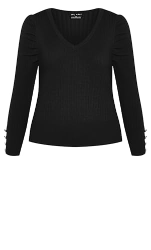 Image of City Chic Women's Plus Size Rebel Rock Sweater