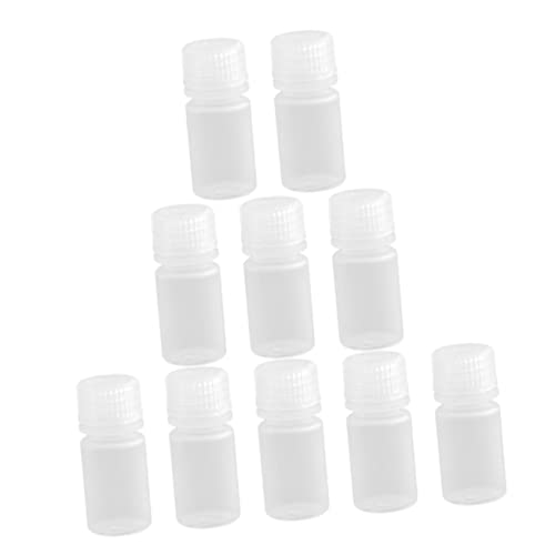 FUNOMOCYA Thickened Pp Acid Alkali Resistant Bottles 10-Pack High-Temperature Leakproof for Lab Household