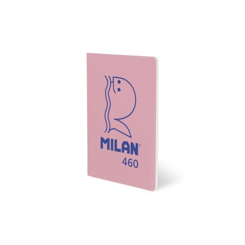 MILAN® Libreta A5 grapada, 24 hojas blancas de 95 gr/m², colección 460 since 1918, rosa