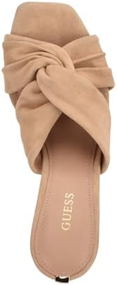GUESS Women's Daiva2 Heeled Sandal, Light Natural, 7 | Image 4