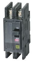 Square D QOU225 Circuit Breaker, Miniature, 2-Pole, 25A, 120/240VAC, Mtg.Flush/Surface or DIN
