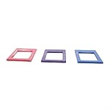 Una idea divertida: estos vibrantes marcos magnéticos vienen en un juego de 10, lo que los hace agradables para amigos y familiares que aman mostrar sus instantáneas favoritas.
