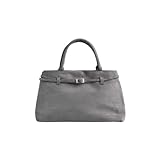 Base'ic Grey Suede Tote Bag - Vegan Grey Suede Purses for Women with Gold Hardware, Adjustable Belt, Magnetic Closure - Elegant Shoulder Bag Hobo Bag - Stylish Suede Purse - Work Bag, City Bag
