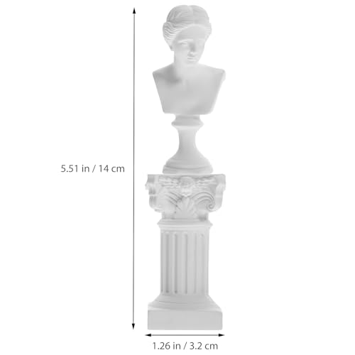 Estatua de Columna Romana en Resina para Decoración de Hogar y Jardín miniatura 7
