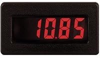 Red Lion CUB4V020 CUB4 RED Volt Meter displaying '10.85'