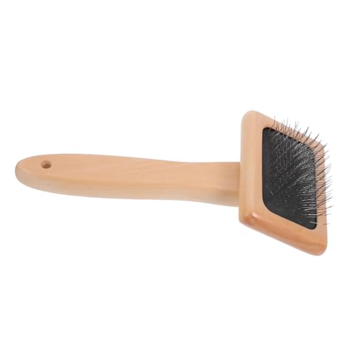 ARTIBETTER Ergonomic Wooden Felting Tools Needle Carder Brushes for Efficient Processing of Wool Pet Care