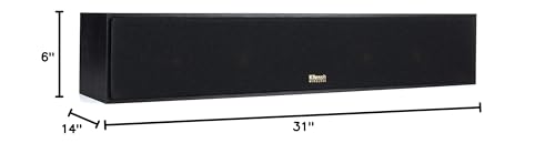 Klipsch Reference Wireless RW-34C Center Channel Speaker, Black