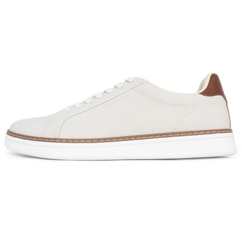 Image of Nautica Men's Casual Court Fashion Sneakers Classic Low-Top Lace-Up Shoes Comfortable Everyday Walking Style with Durable Outsole and Vegan Leather Upper