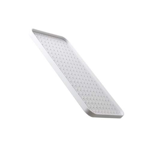 Bandeja escurridor rectangular para fruta, escurridor plástico de doble capa 2