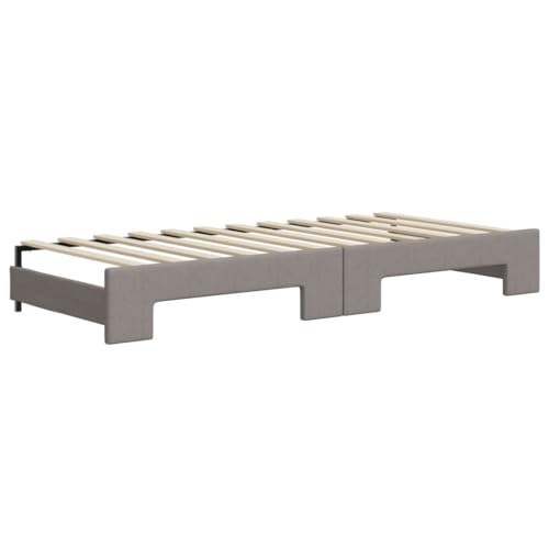 Sofá cama nido de 100x200 cm para solucionar la falta de espacio con colchón gris 6