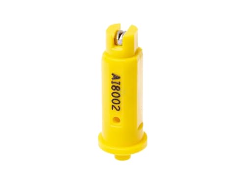 TeeJet AI Yellow Flat Spray Tip 80° Polymer w/SS Insert 0.20 GPM @ 40 PSI AI8002VS