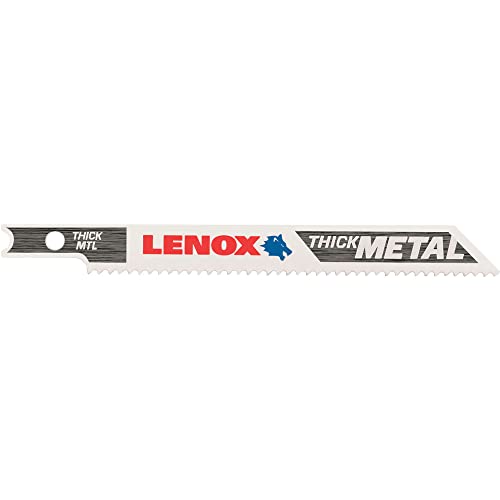 LENOX Tools 1991564 U-Shank Thick Metal Cutting Jig Saw Blade, 3 5/8