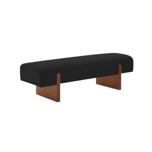 Banco tapizado de madera | Cambiador XXL y almacenamiento de zapatos | Muebles versátiles para comedor y vestidor | Elegante área de descanso para banquete