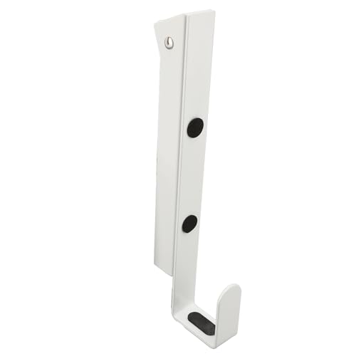 Lybunair Over The Door Clothes Hanger, Folding Space Saving Metal Clothes Rack for Coat, Scarves, Hats, Towels White