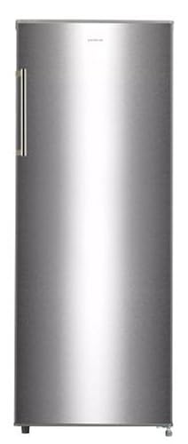 INFINITON CV-A145I- Congelador Vertical, Blanco, 140 litros, Alto 144cm, Tecnologia Defrost, Cíclico, Regulación en Altura, Puerta Reversible, E, Inox