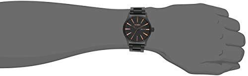 Nixon Men's A356957 Sentry Ss Analog Display Japanese Quartz Black Watch #TOP1