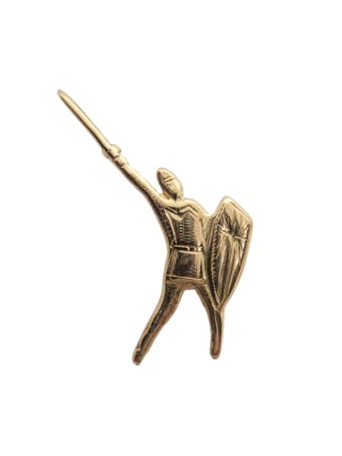 Oro 18 Kt Alberto Da Giussano - Spilla da giacca in Oro Giallo 18 Kt (750 milesimi) - Simbolo Lega - Legnano - pins