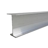 F&L Aluminum I-Beam – 6061 Alloy, 36' Structural Support Rail for A/C Stand Legs, Engineered for Building Code approvals. (Miami-dade and Florida Building Code Approved)