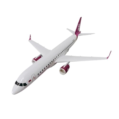Aleación de metal premium para modelo de avión Embraer E-190 de 20cm Mongol Hunnu