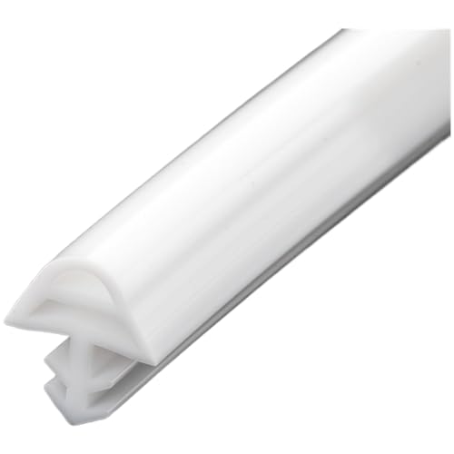 FACAIIO Striscia di tenuta in legno per porta, 5 per m, in silicone, resistente alle intemperie, insonorizzante, per fessure da 2 a 5 mm, riduzione del rumore, per porte interne ed esterne