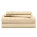 Queen Size Bed Sheets - Cream Luxury Sheet Set - Deep Pocket - Super Soft Hotel Bedding - Cool & Wrinkle Free - 1 Fitted, 1 Flat, 2 Pillow Cases - Beige Queen Sheets - 4 Piece