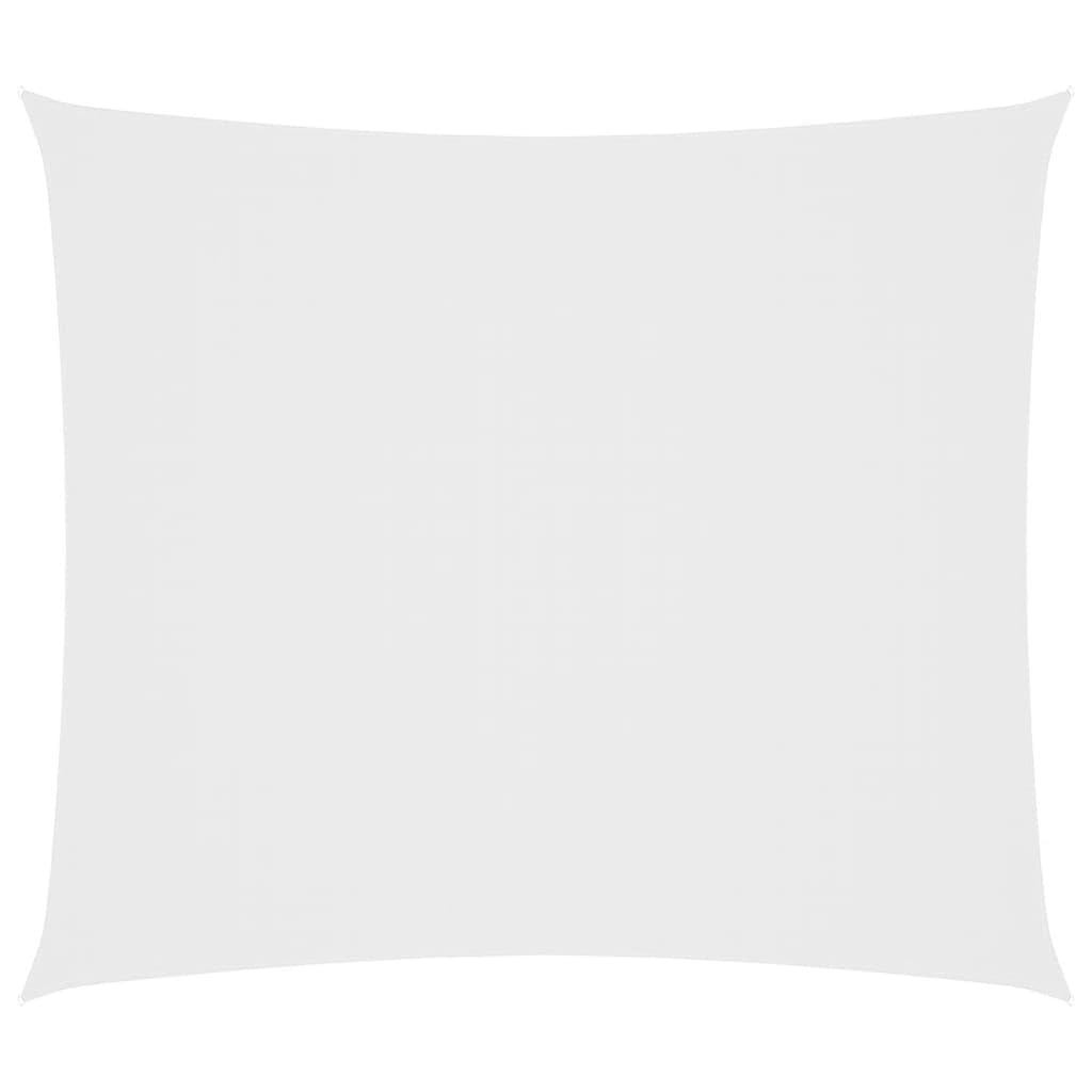 Voile d'ombrage rectangulaire 2x2,5 m étanche et toile protection UV blanche