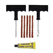 Trendmad Tubeless Tyre Repair Emergency Kit, Puncture Repair Kit with Rubberized Anti-Slip Hand Tools for Better Grip, Cars and Bike - (Pack of 1) (B0CZXTHGMV) Amazon Price History, Amazon Price Tracker