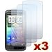 AccessoryOne 3 Premium Crystal Clear LCD Screen Protectors for HTC Sensation 4G/Pyramid