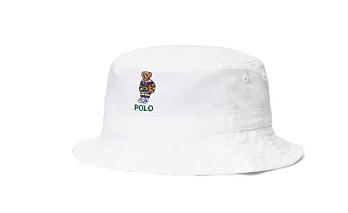 Polo Ralph Lauren Little Kids Polo Bear Cotton Twill Bucket Hat (W(3001)/G, 2-4T) #TOP8