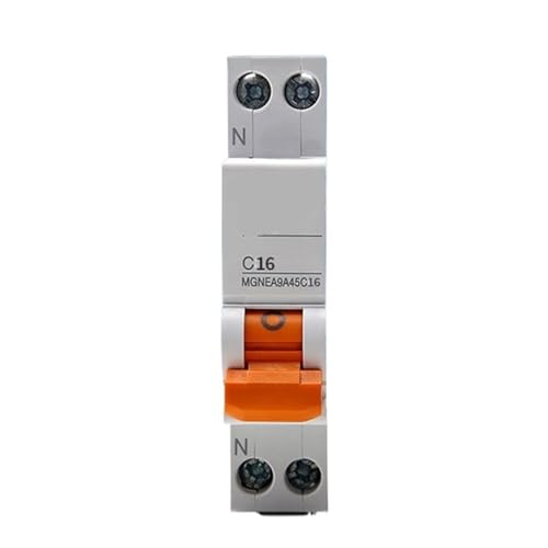 Disjoncteur interrupteur 1P+N 16A E9 bipolaire pour resoudre les pannes et surcharges
