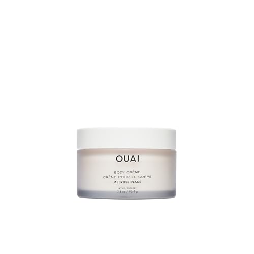 OUAI Body Cream Travel Size Melrose Place - Hydrating Whipped Body Cream with Cupuau Butter Coconut Oil & Squalane - Softens Skin and Delivers Healthy-Looking Glow - Sulfate Free Skin Care (3.4 Oz)
