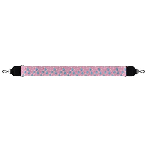 Image of Halloween Handbag Strap Canvas Purse Strap Colorful Bat Black Shoulder Strap Multicolor Bats Replacement Strap