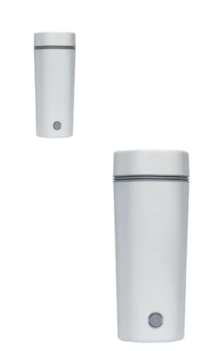 VoyageViewポータブル電気ケトル湯沸かし旅行ビーカー茶ケトルステンレス鋼茶ブリューワーコーヒーメーカー (ホワイト)