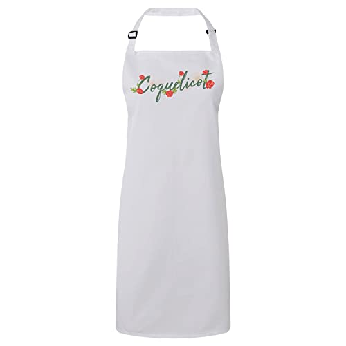 Tablier de cuisine Coquelicot au style floral minimaliste et chic