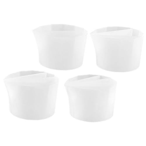 OSALADI 4Pcs Silicone Mixing Cups for Epoxy DIY Craft Pigment Holder for Paint Pouring and Craft Projects Convenient and Tool