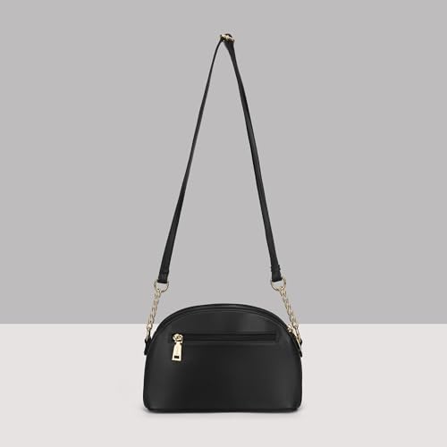 Image of Caprese Scarlet Small Sling Bag for Women with Adjustable Strap | Floral Printed Faux Leather | Multi-Compartment Crossbody Purse | Zipper Closure | Stylish Everyday Bag