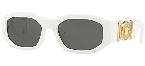 Versace Unisex 0ve4361 Sonnenbrille, Weiß (White), 53