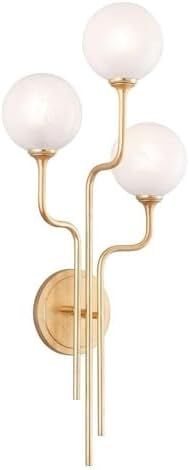 Corbett Lighting Onyx 3-Light Wall Sconce in Luxury Style-31.25 Inches Tall and 14 Inches Wide