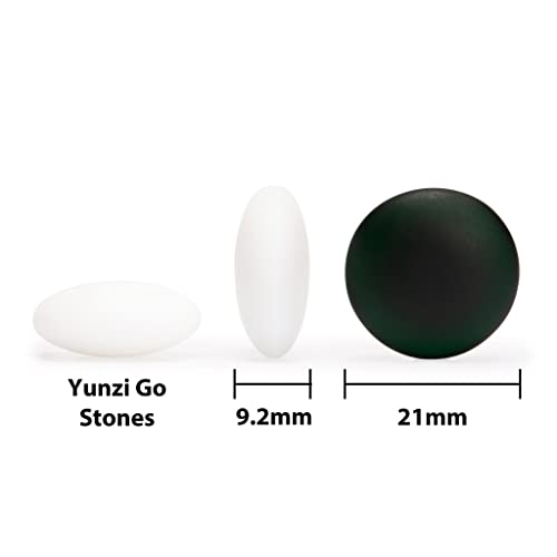 Juego de Mesa Go con Tablero Reversible y Piedras Yunzi miniatura 4